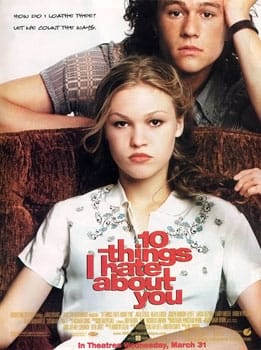 best romantic movies: 10 things i hate about you
