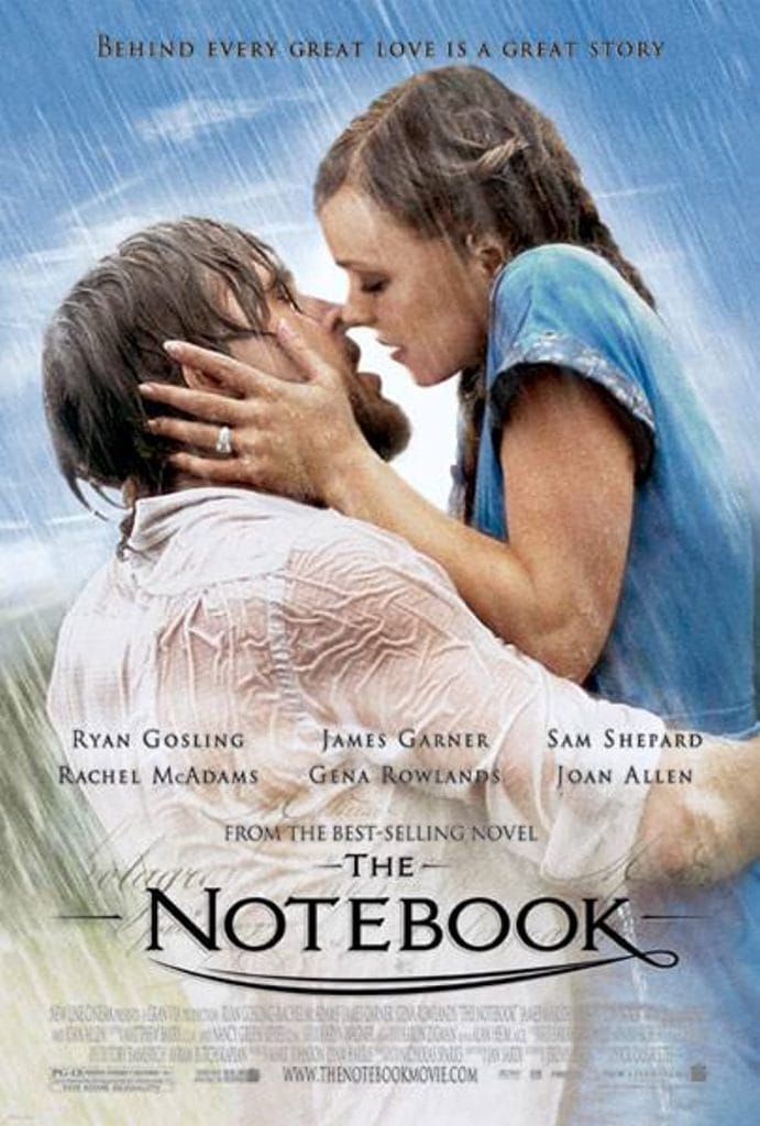 sad romantic movies: the notebook