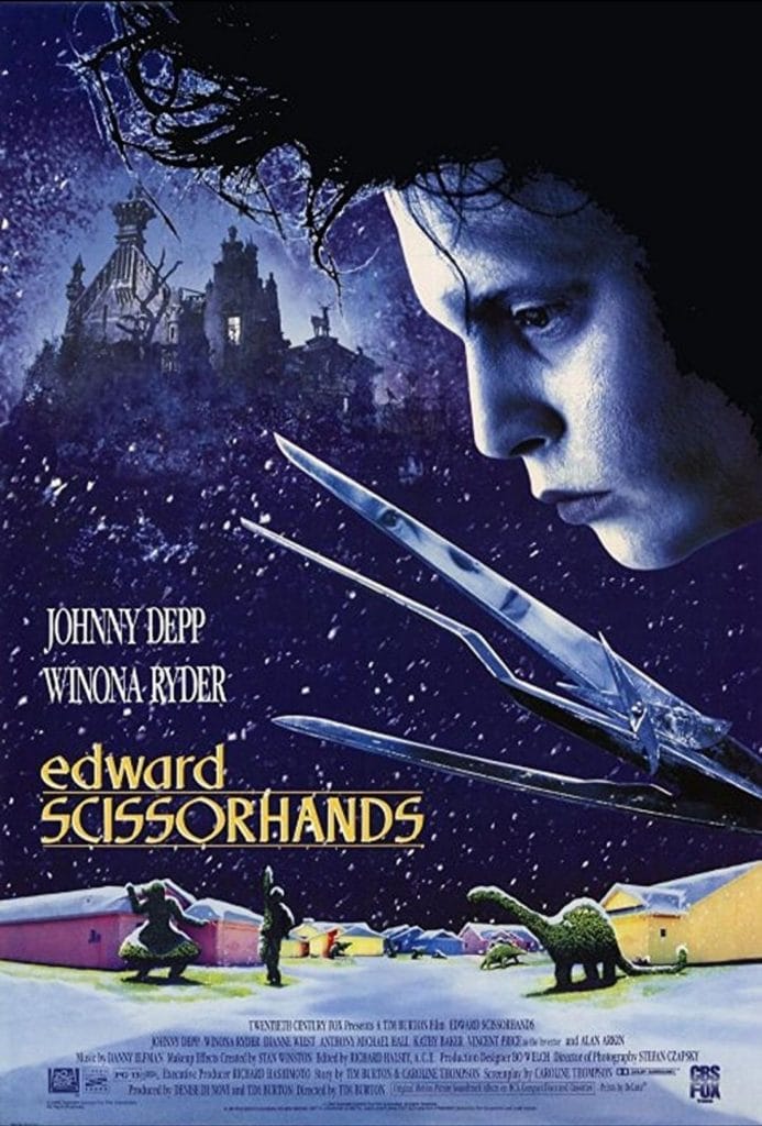 romantic movies 90s: edward scissorhands