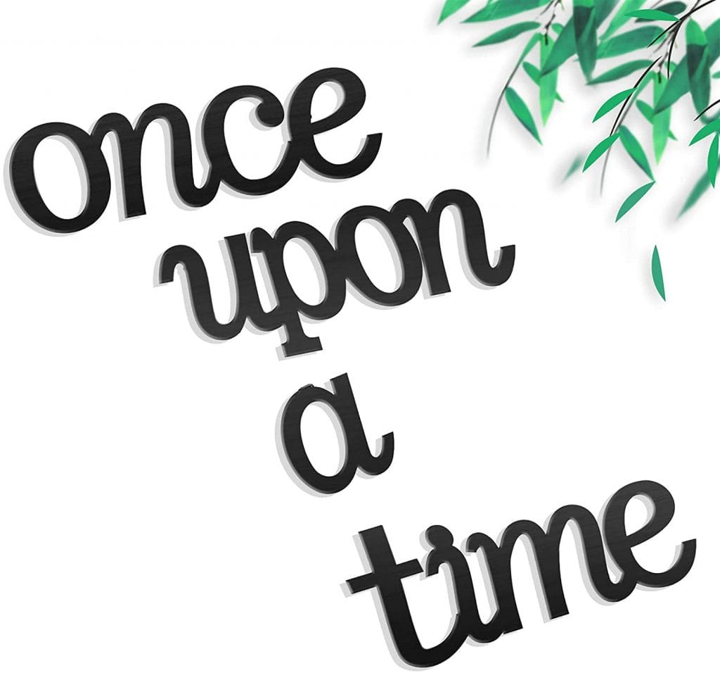 wall art decor: once upon a time