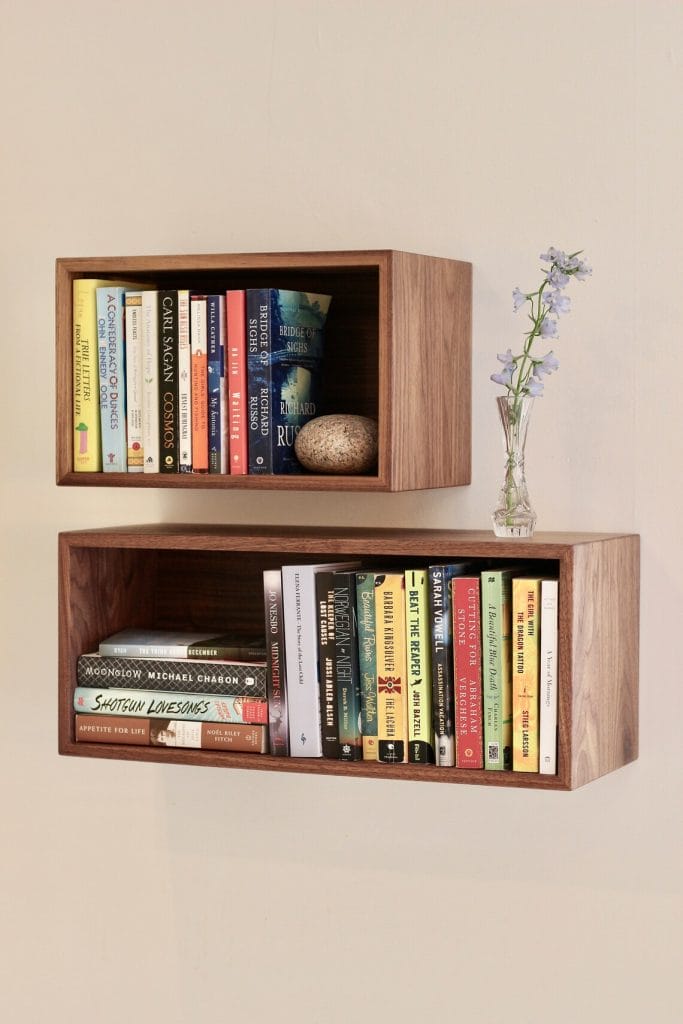 floating bookshelves