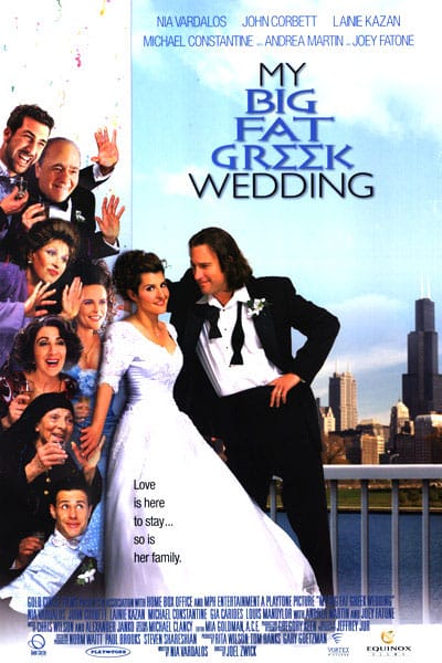 Rom Coms On Hulu: my big fat greek wedding