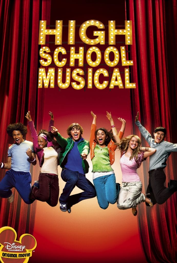 romance movies for teens: high school musical