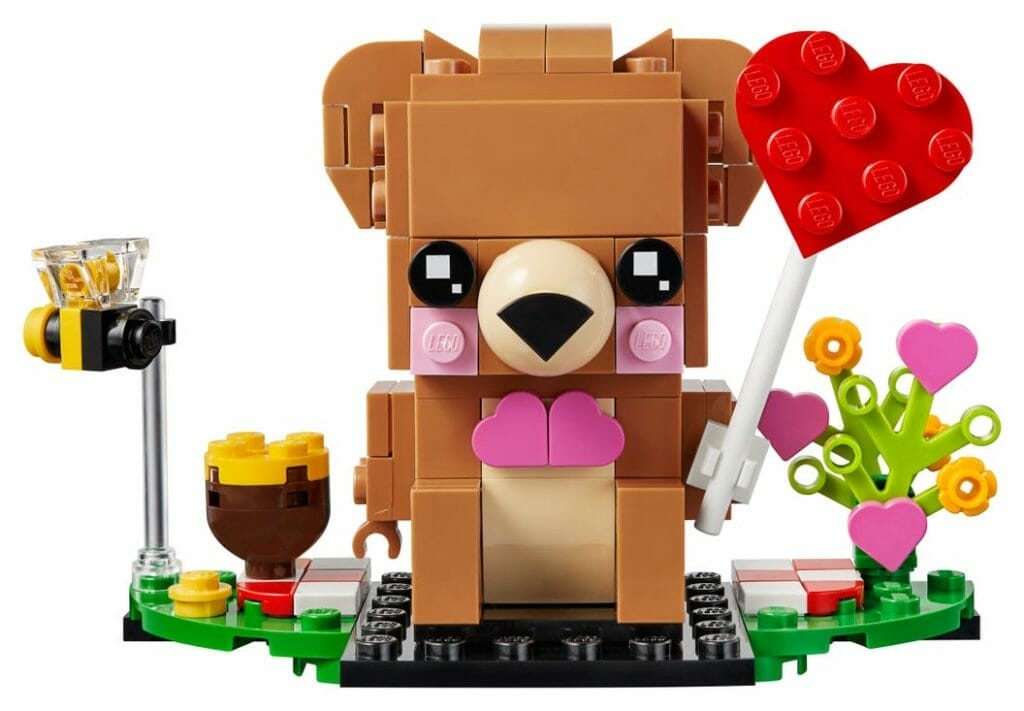 DIY Valentine's Day Gift: lego bear