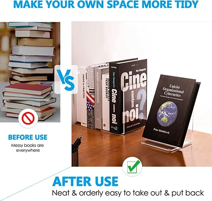 25 Bookends To Organise Those Messy Bookshelves RD